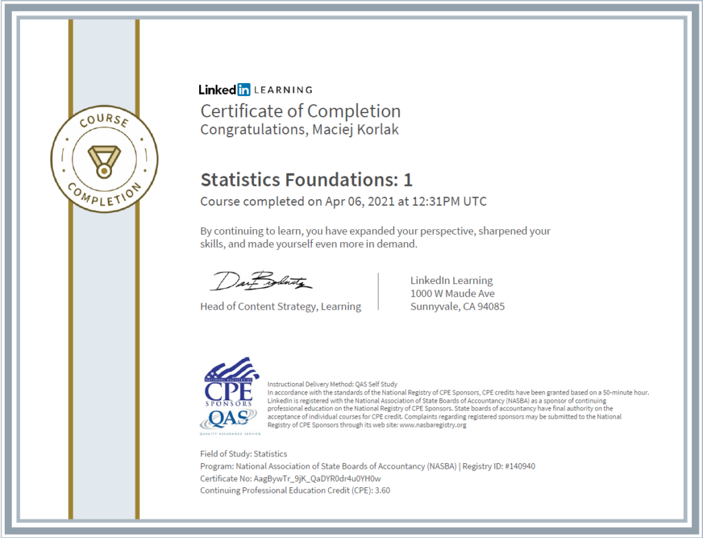 CertificateOfCompletion_Statistics Foundations